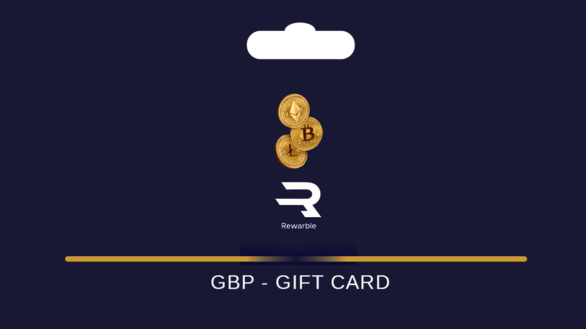 Rewarble Crypto GBP Gift Card